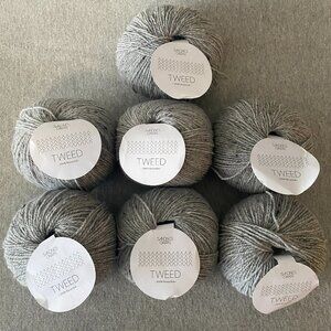 NWT Sandnes Garn Tweed Recycled Colour 1085 Lot of 7